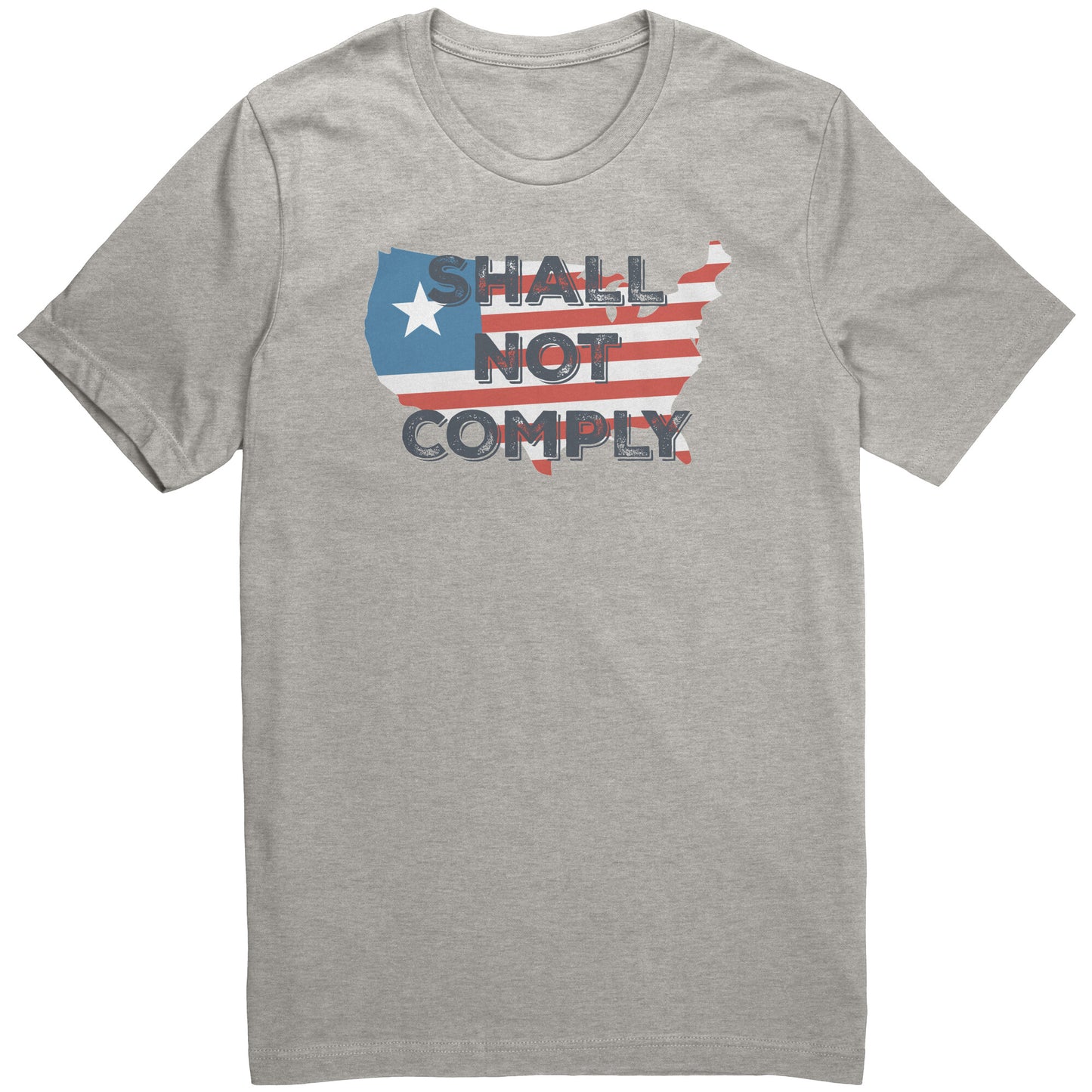 Shall Not Comply - Heather Cement / S - Heather Cement / M - Heather Cement / L - Heather Cement / XL - Heather Cement / 2XL - Heather Cement / 3XL - Heather Cement / 4XL