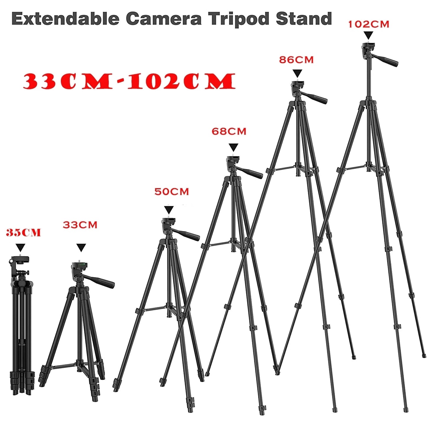 26cm Led Selfie Ring Light Bluetooth Remote Lamp & Tripod Holder