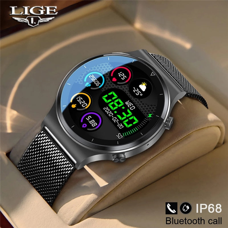 LIGE New Smart Watch with Heart Rate & Blood Pressure