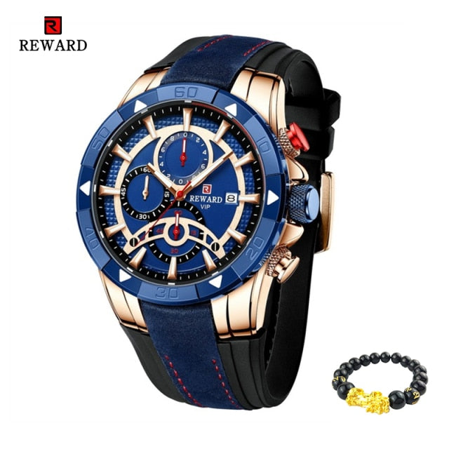 REWARD Men Quartz Watch - blue / International Warehouse - blue / Europe1 - blue / United States - blue / Europe