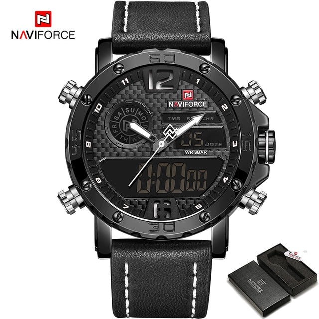 NAVIFORCE Sports Watch - BWB-with Box